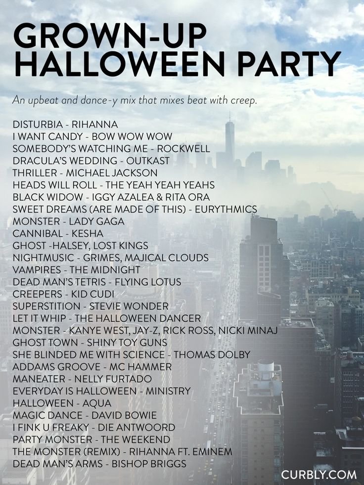 Halloween Party Music List